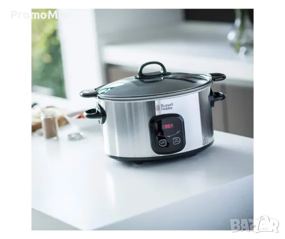 Уред за бавно готвене Russell Hobbs 22750-56 Maxicook Slow Cooker 6л 200W Съд за готвене с капак, снимка 3 - Мултикукъри - 49530412