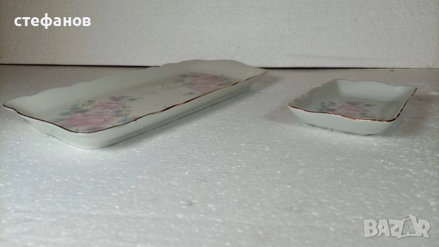 Комплектче за мезета, голяма и 5 малки, правоъгълни чинии, снимка 7 - Чинии - 52887697