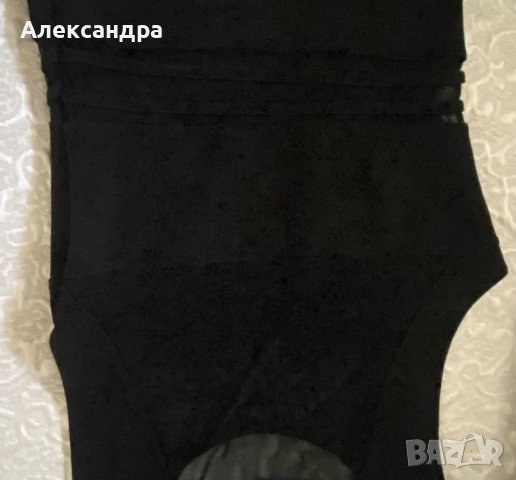 Черна рокля + златиста чанта, снимка 11 - Рокли - 38568931