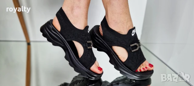 Nike черни дамски сандали , снимка 6 - Сандали - 51224932