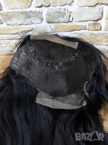 перука естествена коса, снимка 5 - Продукти за коса - 36623343