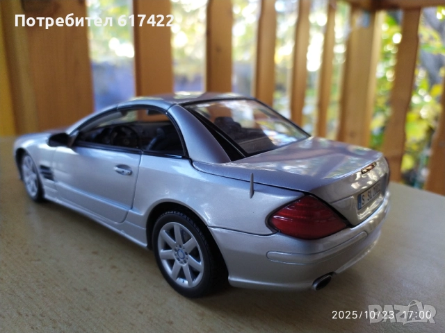 1:18 Метален модел на Mercedes-Benz SL , R230, Minichamps, снимка 7 - Колекции - 52166835