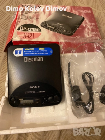 SONY Discman D 121 Boxed, снимка 3 - Аудиосистеми - 51554269