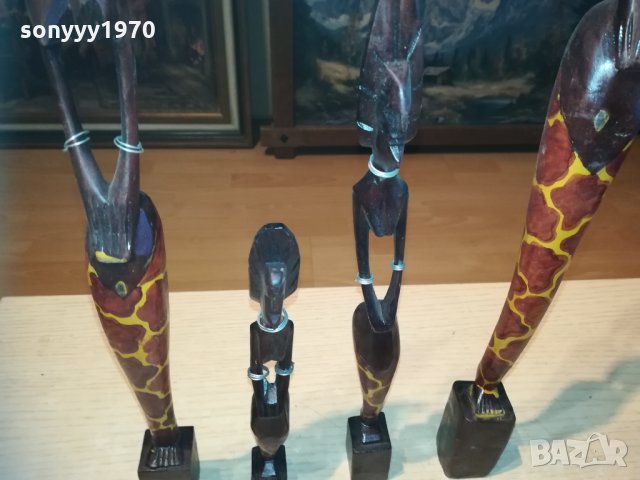 африканско семеиство 4бр-50см/40см/30см/21см 1611201925, снимка 10 - Колекции - 30810383