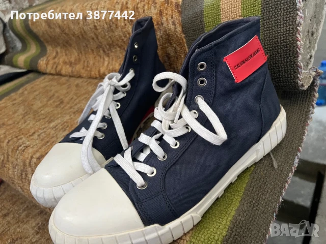 Мъжки кецове Calvin Klein Jeans 42 номер-90 лв, снимка 6 - Маратонки - 51162659