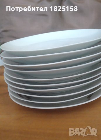 Чинии в бяло и черно 10 бр. с обща цена , снимка 4 - Чинии - 42561533