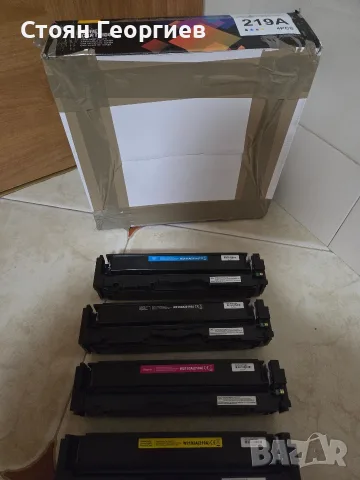 Комплект от четири тонер касети с модел 219A, подходящи за принтери HP LaserJet Pro, снимка 2 - Консумативи за принтери - 55742331