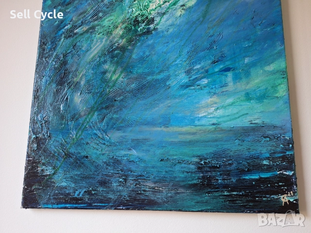 ✅КАРТИНА МАСЛО - ПСАЛМИ - 50/70 СМ.❗, снимка 2 - Картини - 51529612