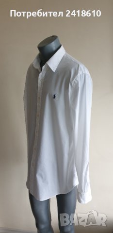 POLO Ralph Lauren Stretch Cotton Custom Fit Mens Size XL ОРИГИНАЛ! НОВО! Мъжка Риза!, снимка 7 - Ризи - 42829418