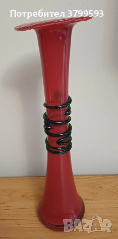 Красиви стъклени вази, снимка 6 - Вази - 52432220