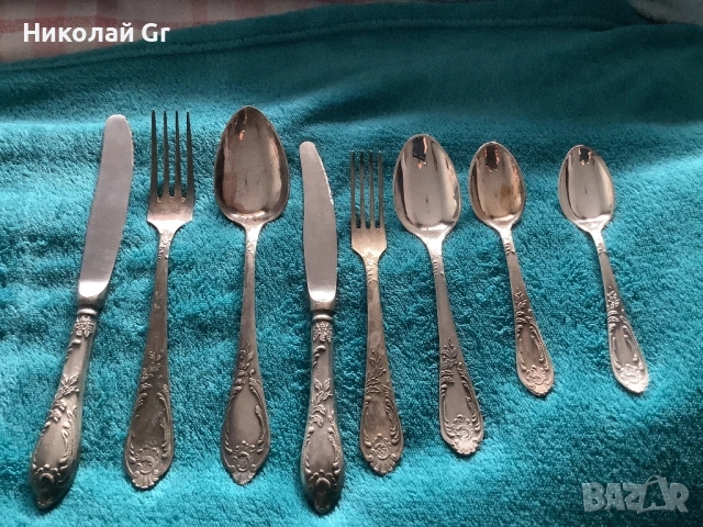 Сервиз за маса посребрен не. Се използва отличен състояние цена за всичко