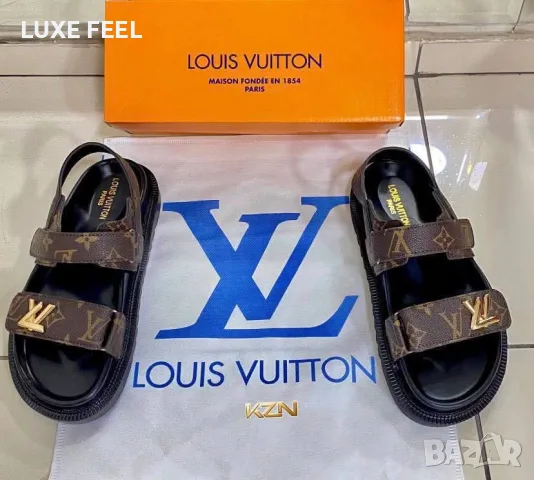 Louis VUITTON 🤍Дамски Сандали , снимка 3 - Сандали - 55932230