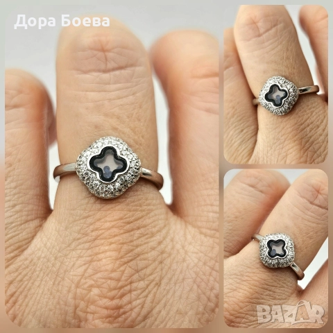 Сребърно съчетание: "Дарена", снимка 6 - Колиета, медальони, синджири - 52655907