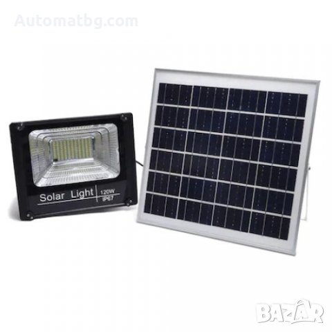Външна лампа Automat, лампа със соларен панел, 100W, 35*35 см