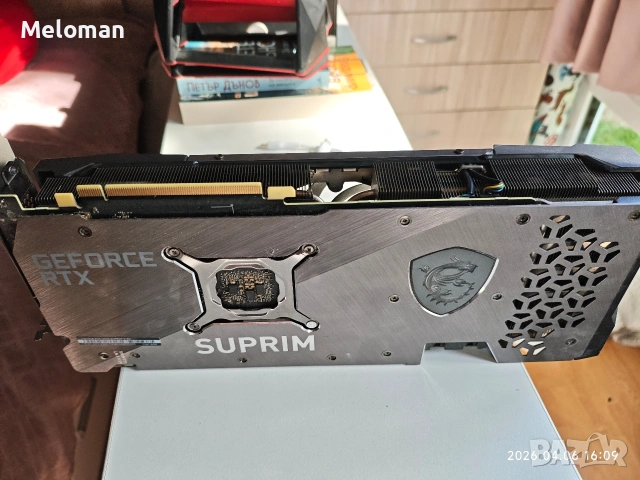 Продавам масивна видео карта MSI SUPRIM X RTX 3070 8GB, снимка 3 - Видеокарти - 54129044
