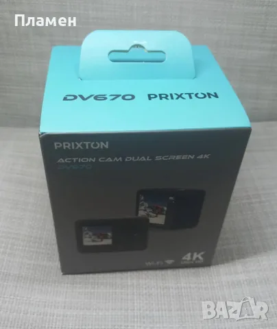 Prixton DV670 4K Двойна Екранна Екшън Камера, снимка 2 - Камери - 55868003