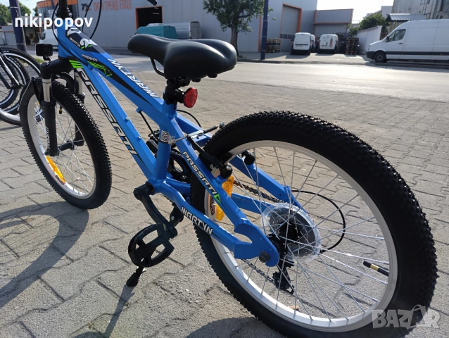 BG Алуминиев велосипед 20" MARTY син, снимка 8 - Велосипеди - 54334636