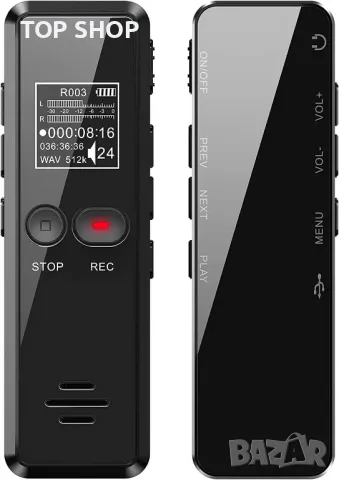 Цифров диктофон/MP3 плеар Tschisen 64GB 1536kbps