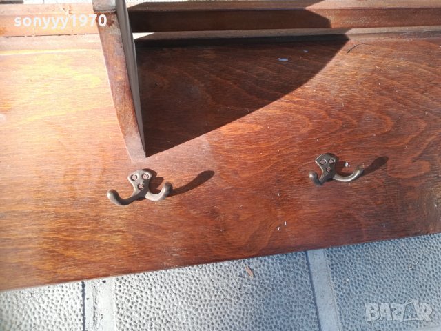 стара дървена закачалка 124х28х24см 0109210926, снимка 14 - Антикварни и старинни предмети - 33987566