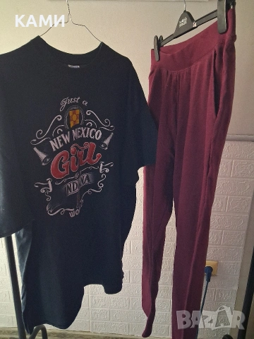 ТЕНИСКА, долница от триkо и панталон 2 XL, снимка 4 - Тениски - 54200564