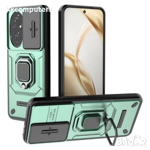 Honor 200 5G Удароустойчив Ring Holder Калъф и Протектор, снимка 3 - Калъфи, кейсове - 52838671