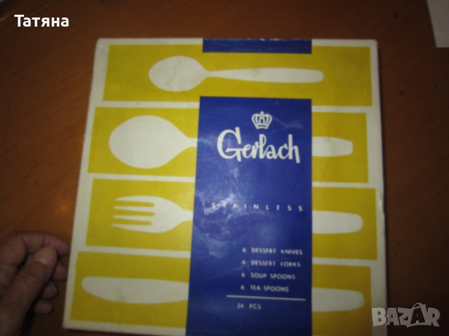   ПРИБОРИ ЗА ХРАНЕНЕ - HERDMAR-;и прибори  -ЧЕХИЯ;сребна лъжичка -седеф;, снимка 16 - Прибори за хранене, готвене и сервиране - 43244889