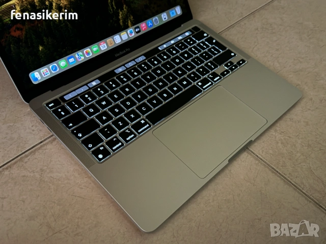 13.3' Apple MacBook Pro M1 2020 Silver 16GB RAM/256 GB SSD - Батерия 14ч., снимка 5 - Лаптопи за работа - 53369170