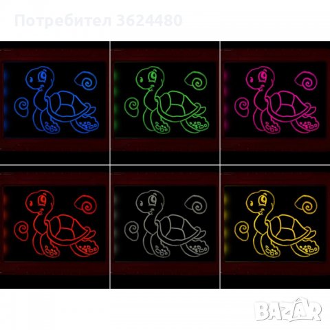 Светещ таблет за рисуване Magic Sketch Pad, снимка 2 - Рисуване и оцветяване - 39992550