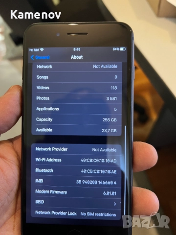 iphone 8 plus 256GB, снимка 5 - Apple iPhone - 52462317
