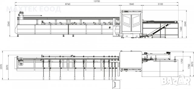 Център за обработка и рязане на ПВЦ профили OZGENC RAPIDCUT 500, снимка 3 - Циркуляри - 30491706
