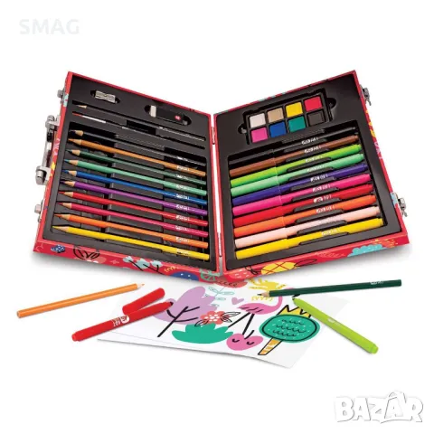 Дървена кутия за рисуване 50 бр. S_1239460, снимка 2 - Рисуване и оцветяване - 49256204