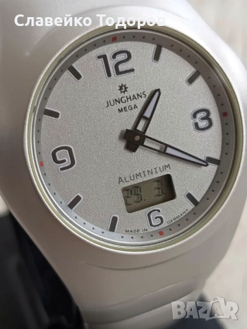 Junghans Mega Radio Aluminium , снимка 2 - Мъжки - 54019126
