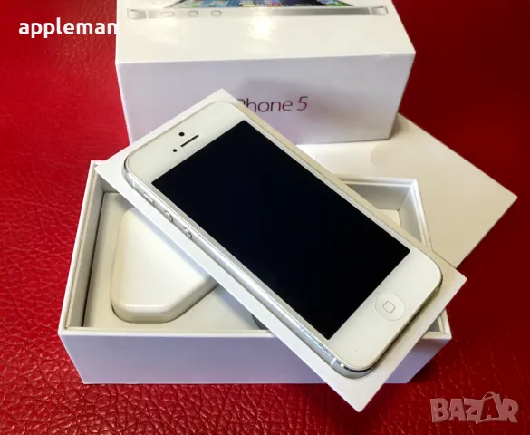 Apple iPhone 5 бял Фабрично отключен, снимка 2 - Apple iPhone - 48782196