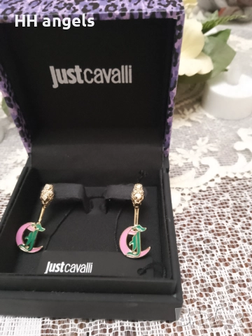 just cavalli нови цветни обеци 