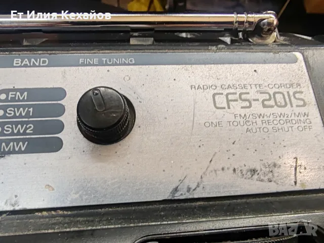 Sony cfs 201s дръжкофон, снимка 4 - Радиокасетофони, транзистори - 55999989