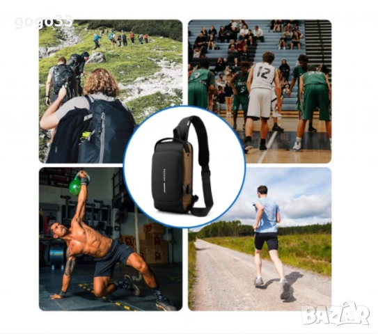 мъжка чанта през рамо, снимка 4 - Чанти - 50774656