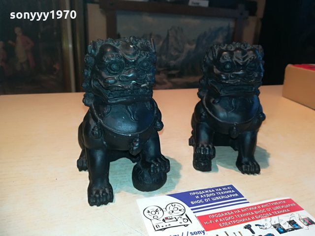 зверчрта-2бр масивни/тежки-13х11х7см, снимка 3 - Колекции - 29161785