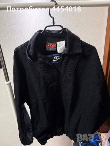 Ретро Nike горнище с голямо Swoosh лого, снимка 6 - Спортни дрехи, екипи - 52298773