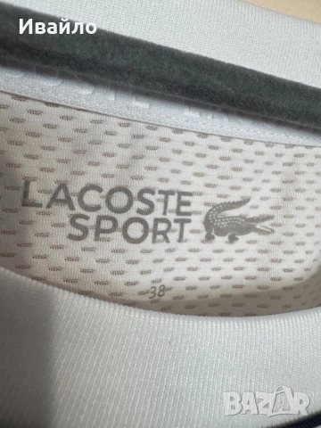 Lacoste Women’s SPORT Stretch Bimaterial., снимка 4 - Тениски - 51762329