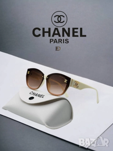 очила с черен обикновен калъф и ув защита chanel, снимка 7 - Слънчеви и диоптрични очила - 51457642