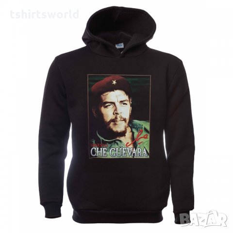 Нов мъжки суичър с дигитален печат на революционера Че Гевара, снимка 7 - Суичъри - 31742369