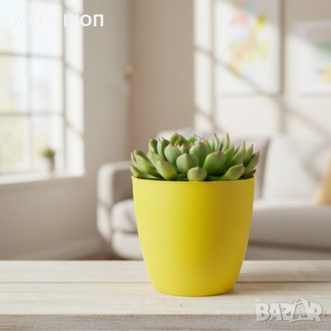 Саксия с поливна система Ø18×H16 см - за здрава коренова система, снимка 2 - Вази - 53884672