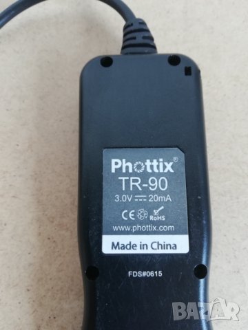Дистанционен спусък с таймер Phottix TR-90 за Canon, снимка 5 - Чанти, стативи, аксесоари - 42037964