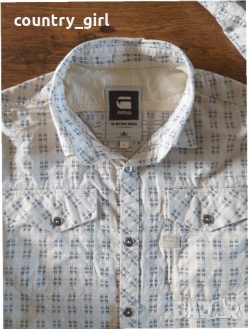 G-Star Raw - Mens Tacoma Long Sleeve Shirt - страхотна мъжка риза, снимка 2 - Ризи - 29729085