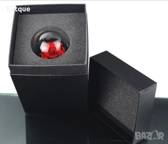 Вълшебна неувяхваща роза в стъкленица с LED светлина , снимка 3 - Подаръци за жени - 52895176