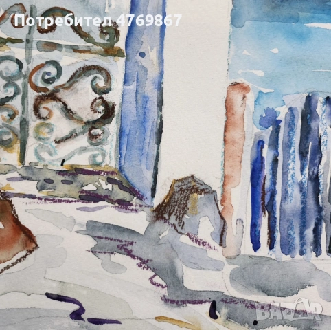 Картина Санторини, снимка 3 - Картини - 54035775