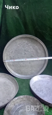 Стари бакърени тави , снимка 7 - Антикварни и старинни предмети - 54125986