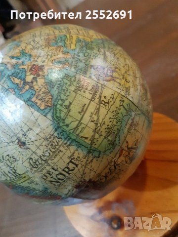 Глобус, снимка 3 - Антикварни и старинни предмети - 31457420