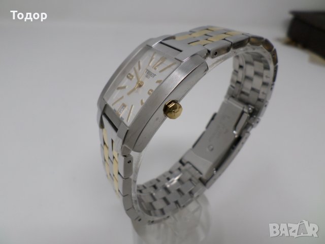 Кварцов мъжки часовник Тissot (Тисо) - оригинален, със сапфирено стъкло, снимка 5 - Мъжки - 31915627