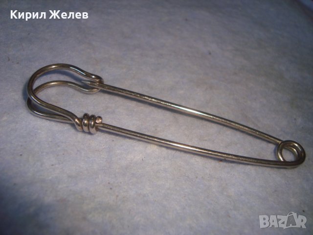 СРЕБРИСТА ВИНТИДЖ ФИБУЛА АРТ - ИГЛА СТИЛЕН КЛАСИЧЕСКИ НАКИТ 30011